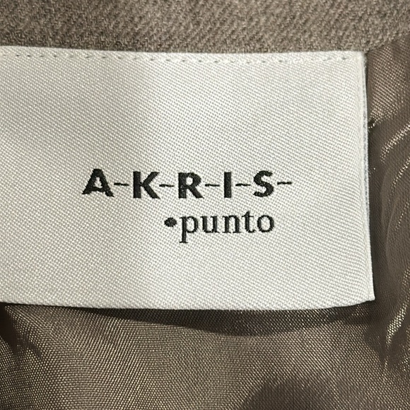 Akris Punto Tropical Wool Pleated Skirt Size 12 - EUC - Picture 3 of 5